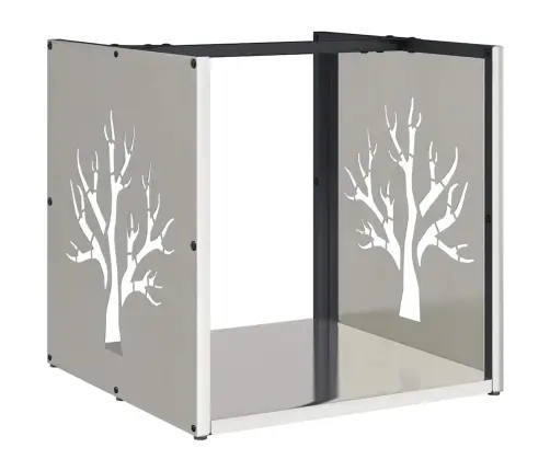 Stovas Malkoms, 40X40X40 cm Nerūdijantis Plienas