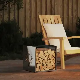 Stovas Malkoms, 40X40X40 cm Nerūdijantis Plienas