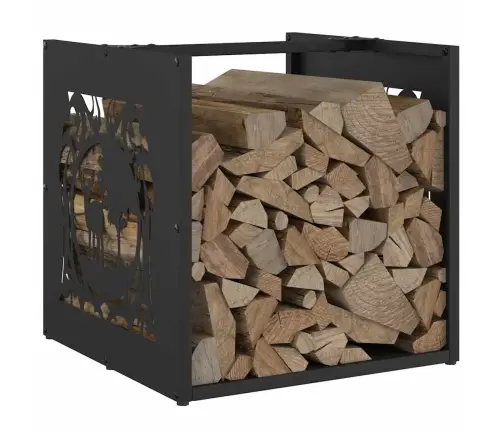 Stovas Malkoms, Juodos, 40X40X40 cm Šaltai Valcuotas Plienas