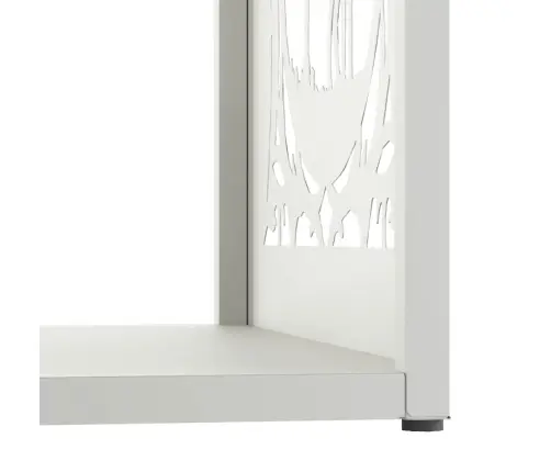 Malkas Plaukts, Balta, 40X40X40 Cm, Auksti Velmēts Tērauds Vidaxl