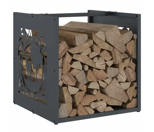 Malkas Plaukts, Antracīts 40X40X40 Cm, Auksti Velmēts Tērauds Vidaxl