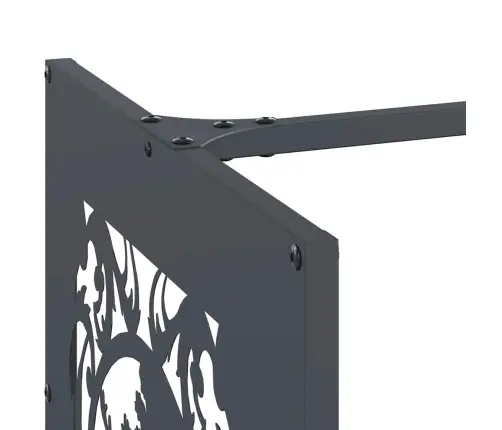 Malkas Plaukts, Antracīts 40X40X40 Cm, Auksti Velmēts Tērauds Vidaxl