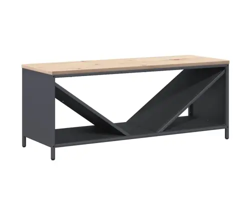 Küttepuude Riiul Puidust Pealispinnaga, 100,5X35,5X40 Cm