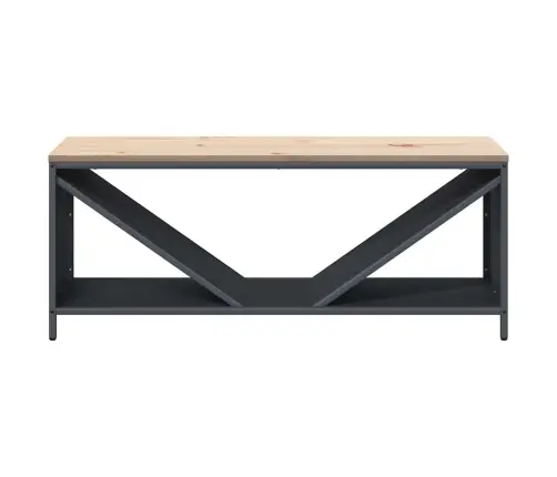 Küttepuude Riiul Puidust Pealispinnaga, 100,5X35,5X40 Cm