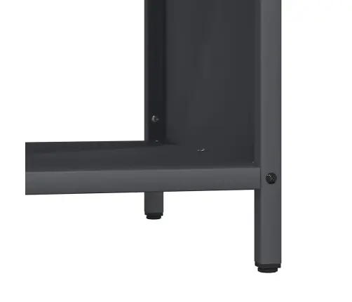 Küttepuude Riiul Puidust Pealispinnaga, 100,5X35,5X40 Cm