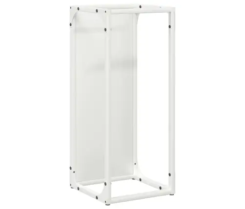 Malkas Plaukts Balts 25X25X60 Cm Auksti Velmēts Tērauds Vidaxl