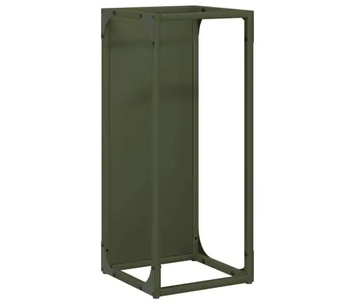 Malkas Plaukts Olive Green 25X25X60 Cm Auksti Velmēts Tērauds Vidaxl