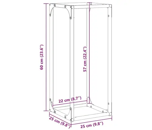 Malkas Plaukts Olive Green 25X25X60 Cm Auksti Velmēts Tērauds Vidaxl