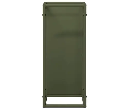 Malkas Plaukts Olive Green 25X25X60 Cm Auksti Velmēts Tērauds Vidaxl
