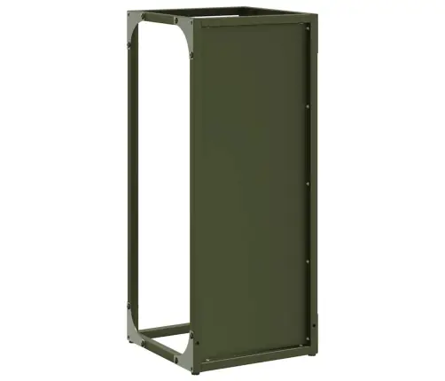 Malkas Plaukts Olive Green 25X25X60 Cm Auksti Velmēts Tērauds Vidaxl