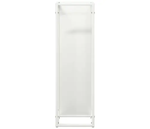 Malkas Plaukts Balts 25X25X80 Cm Auksti Velmēts Tērauds Vidaxl