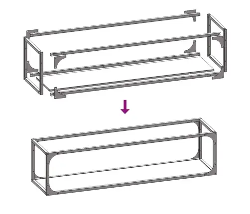 Küttepuurest Oliivroheline 25X25X100 Cm Külmvaltsitud Teras