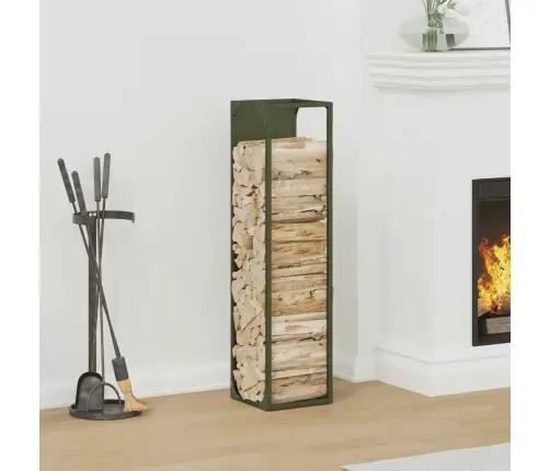 Küttepuurest Oliivroheline 25X25X100 Cm Külmvaltsitud Teras