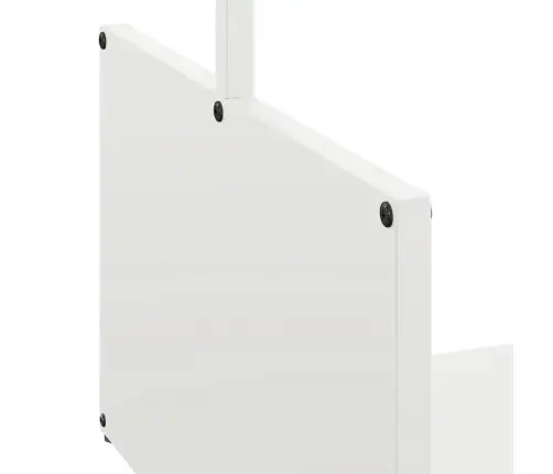 Malkas Plaukts, Balta, 40X40X40 Cm, Auksti Velmēts Tērauds Vidaxl