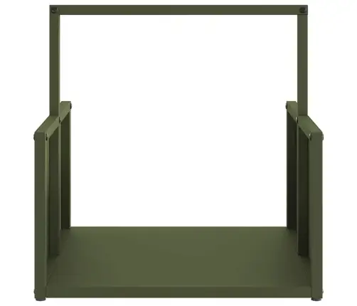 Malkas Plaukts, Olīvu Zaļa 40X40X40 Cm Auksti Velmēts Tērauds Vidaxl