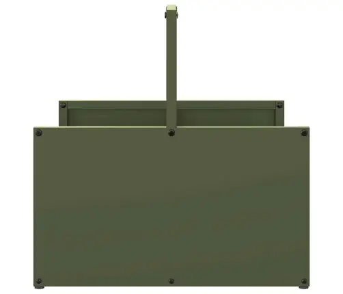 Malkas Plaukts, Olīvu Zaļa 40X40X40 Cm Auksti Velmēts Tērauds Vidaxl
