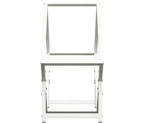 Malkas Plaukts, Balta, 50X25X50 Cm, Auksti Velmēts Tērauds Vidaxl