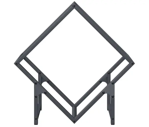 Malkas Plaukts Antracīts 50X25X50 Cm Auksti Velmēts Tērauds Vidaxl