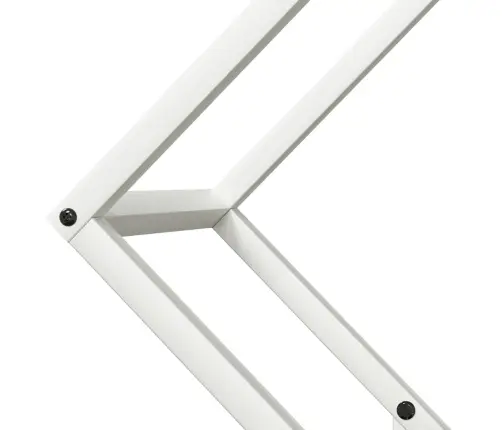 Malkas Plaukts Balts 60X25X60 Cm Auksti Velmēts Tērauds Vidaxl