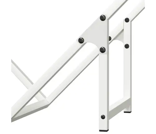 Malkas Plaukts Balts 60X25X60 Cm Auksti Velmēts Tērauds Vidaxl