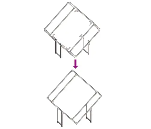 Malkas Plaukts Balts 100X25X100 Cm Auksti Velmēts Tērauds Vidaxl