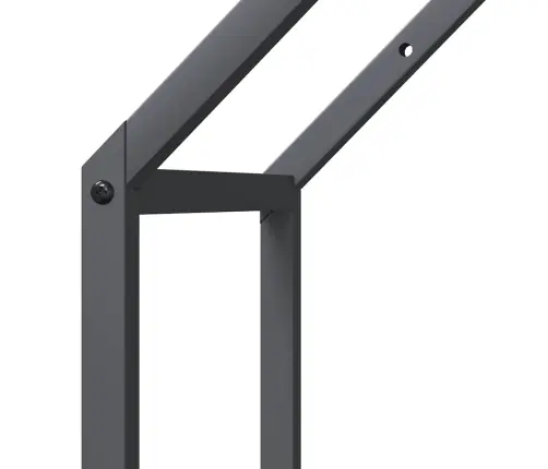 Malkas Plaukts Antracīts 40X25X60 Cm Auksti Velmēts Tērauds Vidaxl