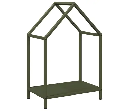 Malkas Plaukts, Olīvu Zaļa 40X25X60 Cm Auksti Velmēts Tērauds Vidaxl