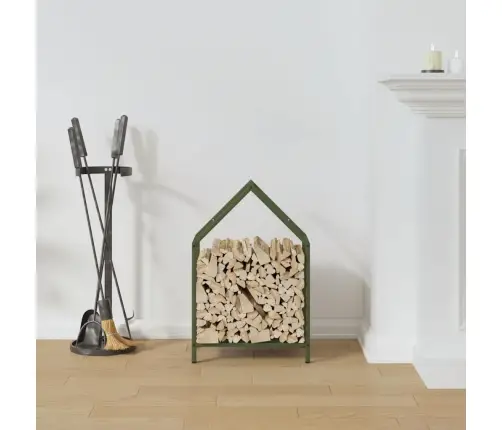 Malkas Plaukts, Olīvu Zaļa 40X25X60 Cm Auksti Velmēts Tērauds Vidaxl