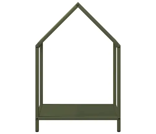 Malkas Plaukts, Olīvu Zaļa 40X25X60 Cm Auksti Velmēts Tērauds Vidaxl