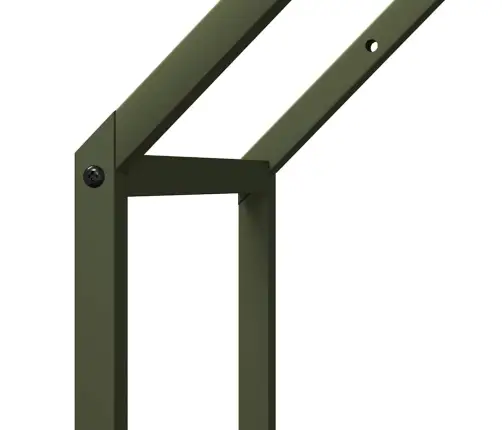 Malkas Plaukts, Olīvu Zaļa 40X25X60 Cm Auksti Velmēts Tērauds Vidaxl