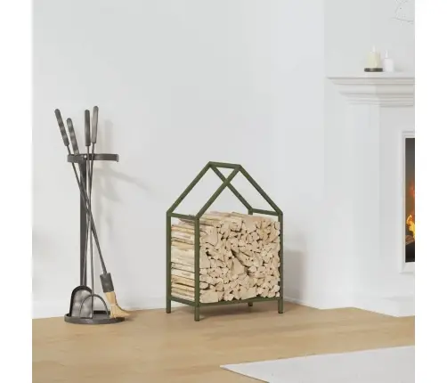 Malkas Plaukts, Olīvu Zaļa 40X25X60 Cm Auksti Velmēts Tērauds Vidaxl