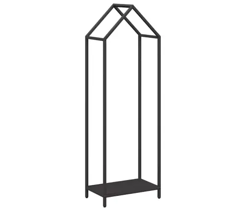 Malkas Plaukts Melns 40X25X120 Cm Auksti Velmēts Tērauds Vidaxl