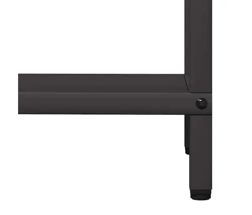 Malkas Plaukts Melns 40X25X120 Cm Auksti Velmēts Tērauds Vidaxl