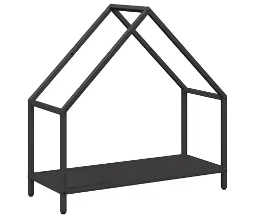 Malkas Plaukts Melns 60X25X60 Cm Auksti Velmēts Tērauds Vidaxl