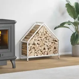 Küttepuurest Valge 60X25X60 Cm Külmvaltsitud Teras