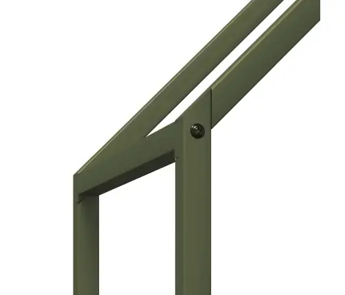 Küttepuurest Oliivroheline 60X25X60 Cm Külmvaltsitud Teras