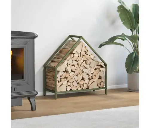 Küttepuurest Oliivroheline 60X25X60 Cm Külmvaltsitud Teras