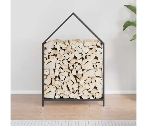 Küttepuurest Must 60X25X90 Cm Külmvaltsitud Teras