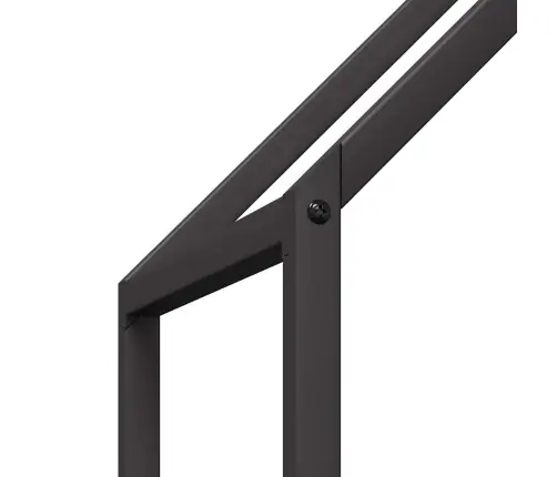 Küttepuurest Must 60X25X90 Cm Külmvaltsitud Teras