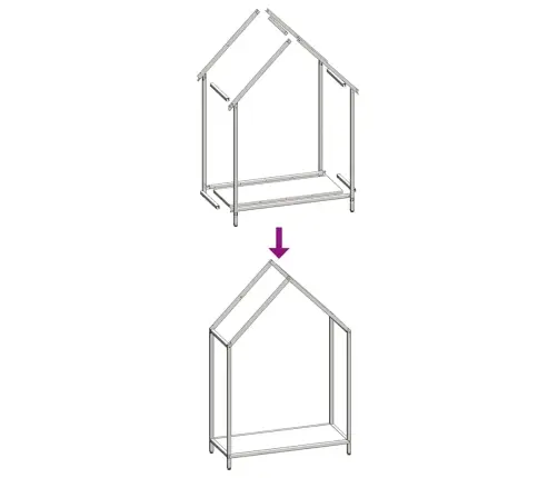 Küttepuurest Must 60X25X90 Cm Külmvaltsitud Teras