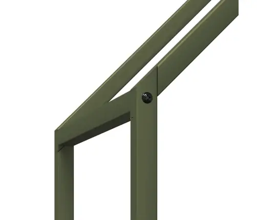 Malkas Plaukts Olīvzaļš 60X25X90 Cm Auksti Velmēts Tērauds Vidaxl