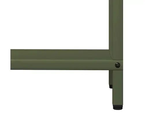 Malkas Plaukts Olīvzaļš 60X25X90 Cm Auksti Velmēts Tērauds Vidaxl