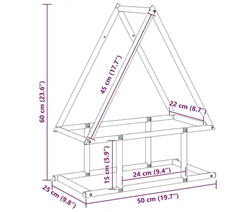 Malkas Plaukts, Melns, 50X25X60 Cm, Auksti Velmēts Tērauds Vidaxl