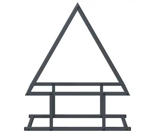 Malkų Lentyna, Antracitas, 50X25X60cm Šaltai Valcuotas Plienas