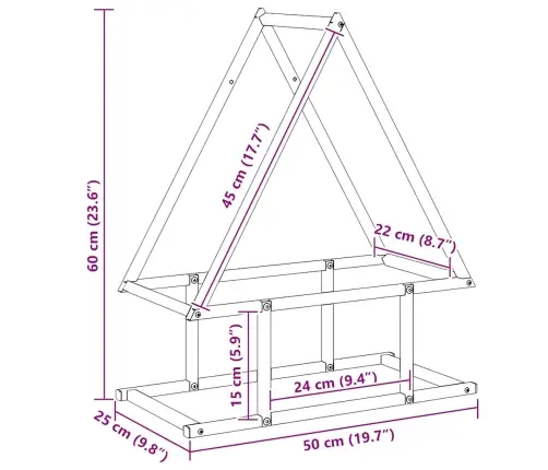 Malkų Lentyna, Antracitas, 50X25X60cm Šaltai Valcuotas Plienas