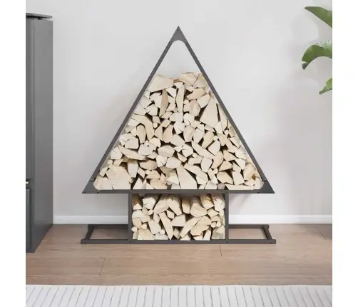 Küttepuurest Must 80X25X90 Cm Külmvaltsitud Teras