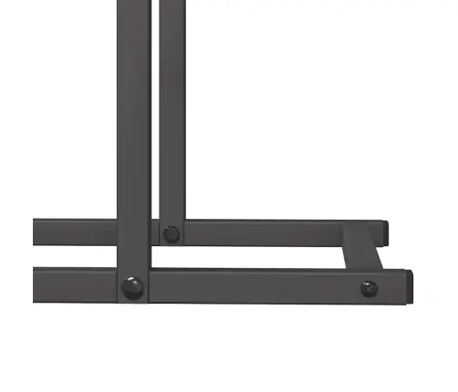 Küttepuurest Must 80X25X90 Cm Külmvaltsitud Teras