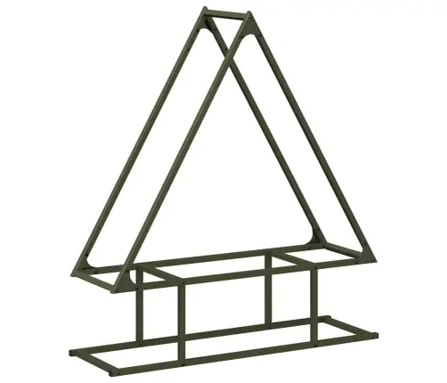 Stovas Malkoms, 80X25X90 cm Šaltai Valcuotas Plienas