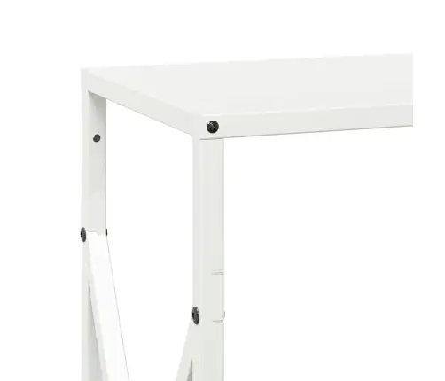 Malkas Plaukts Balts 34X25X70 Cm Auksti Velmēts Tērauds Vidaxl