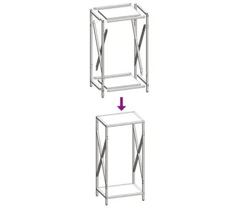 Malkas Plaukts Balts 34X25X70 Cm Auksti Velmēts Tērauds Vidaxl